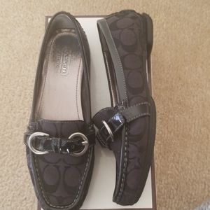Coach Sharin Signature Loafers Size 7
